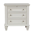 3-drawer Nightstand Cream White G734888