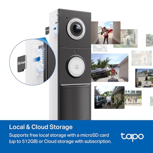 2K Smart Video Doorbell Camera with Chime V122894