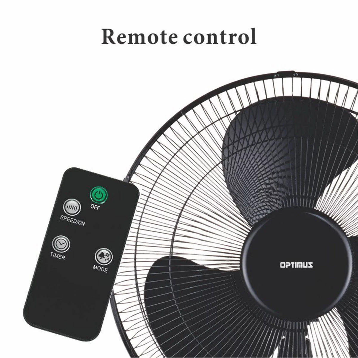 18 Inch Adjustable Height Oscillating Pedestal Fan, Black X772
