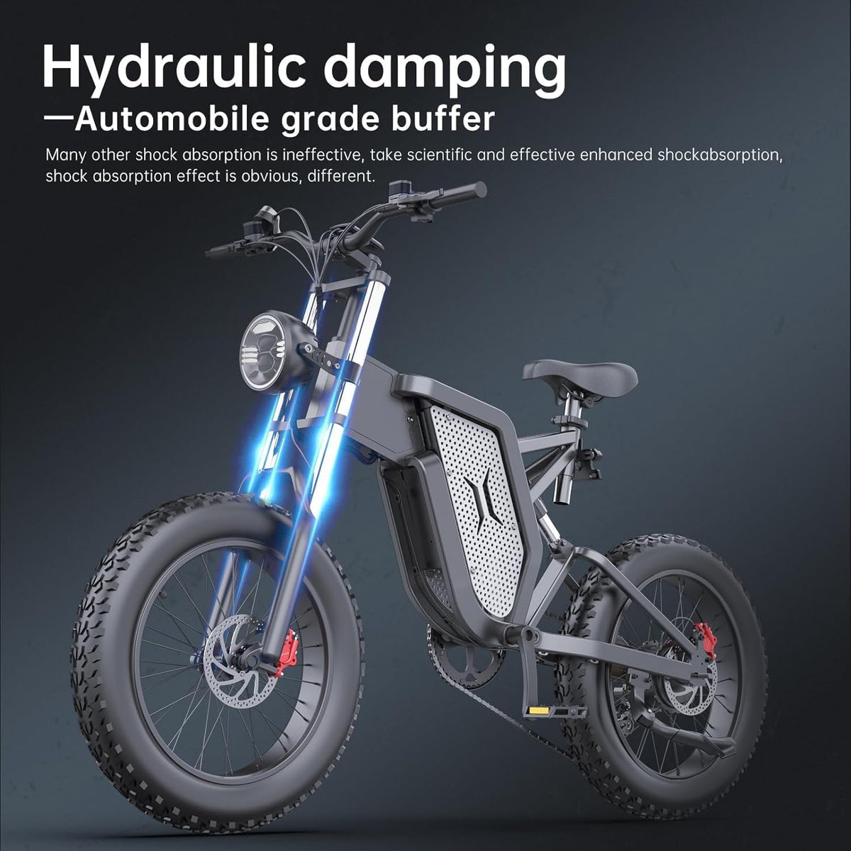 2000W 35AH Removable Battery 20" Mountain Electric Bike K355378