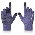 Winter Touch Screen Thermal Knit Gloves with Elastic Cuff F368774