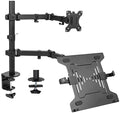 Full Motion Monitor and Laptop Desk Mount Articulating Double Arm VESA Stand E66860