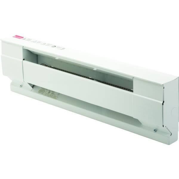 2000W 240V 8 Foot White Electric Baseboard Heater Z8585