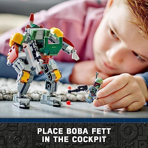 LEGO Star Wars Boba Fett Mech Buildable Action Figure with Shield, Stud Blaster and Jetpack B7226