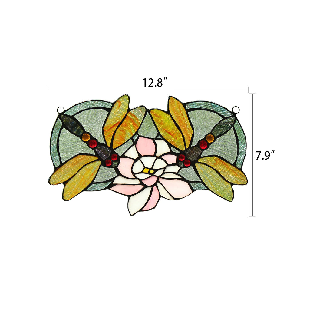 Tiffany-Glass Window Panel 13x22 B63642