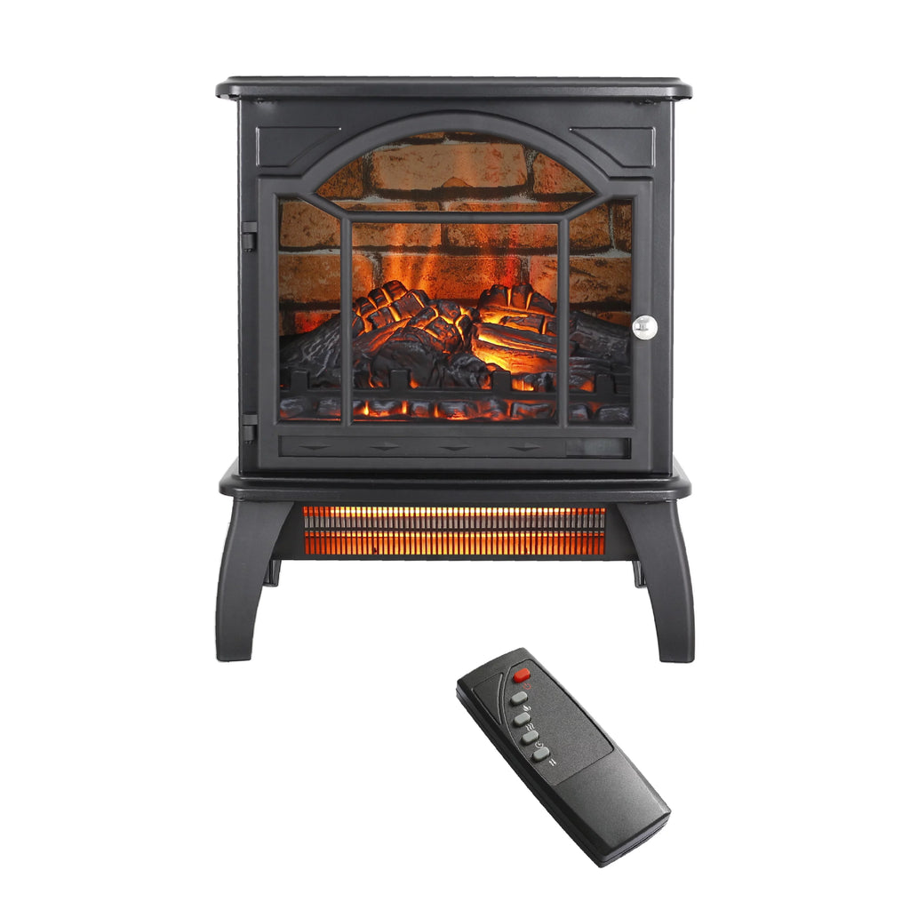 18 Inch 3D Infrared Electric Stove with Remote Control L474