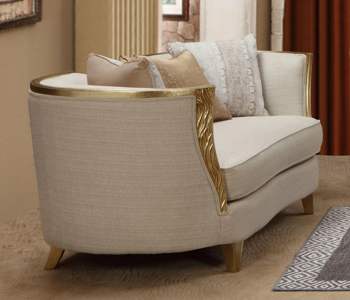 Beige Sofa Set 2Pcs K871551