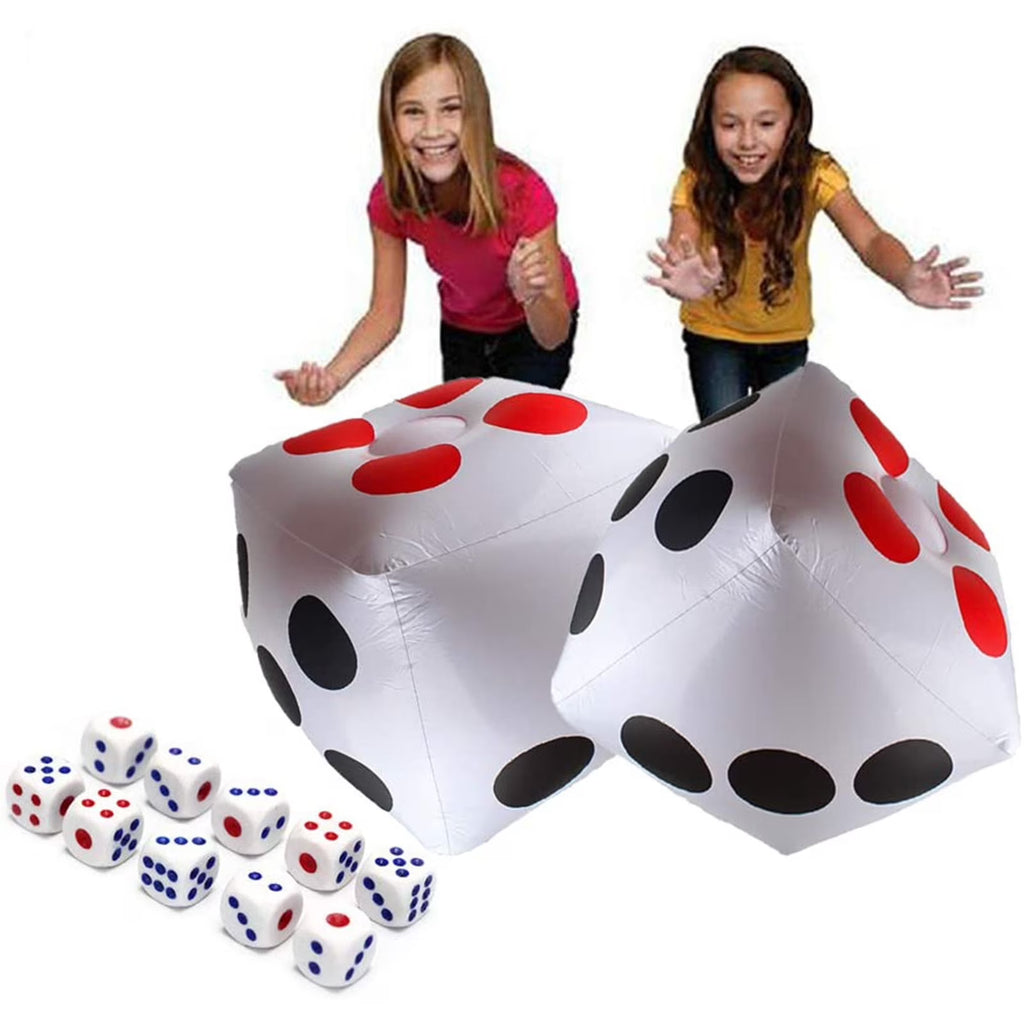 12.6" Jumbo Inflatable Dice Set G43509