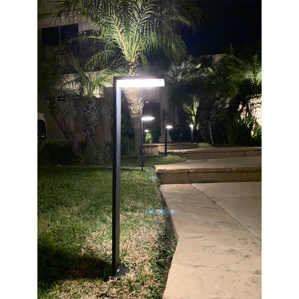 Black Stainless Steel Directional Path Light LED Bollard Landscape Lighting Q560