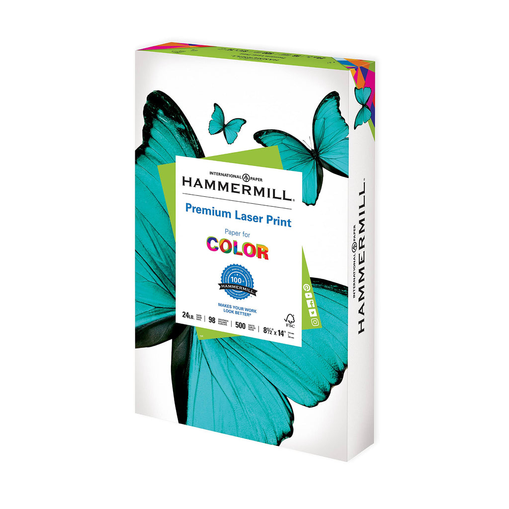 24lb 98 Bright 8.5x14 10 Ream 5000 Sheets Printer Paper Y58146