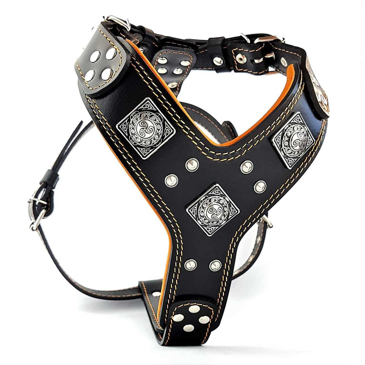 Dog Leather Harness E810
