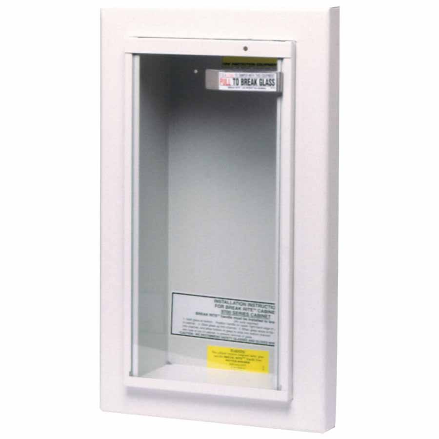 10 lbs. Semi-Recessed Fire Extinguisher Cabinet L283