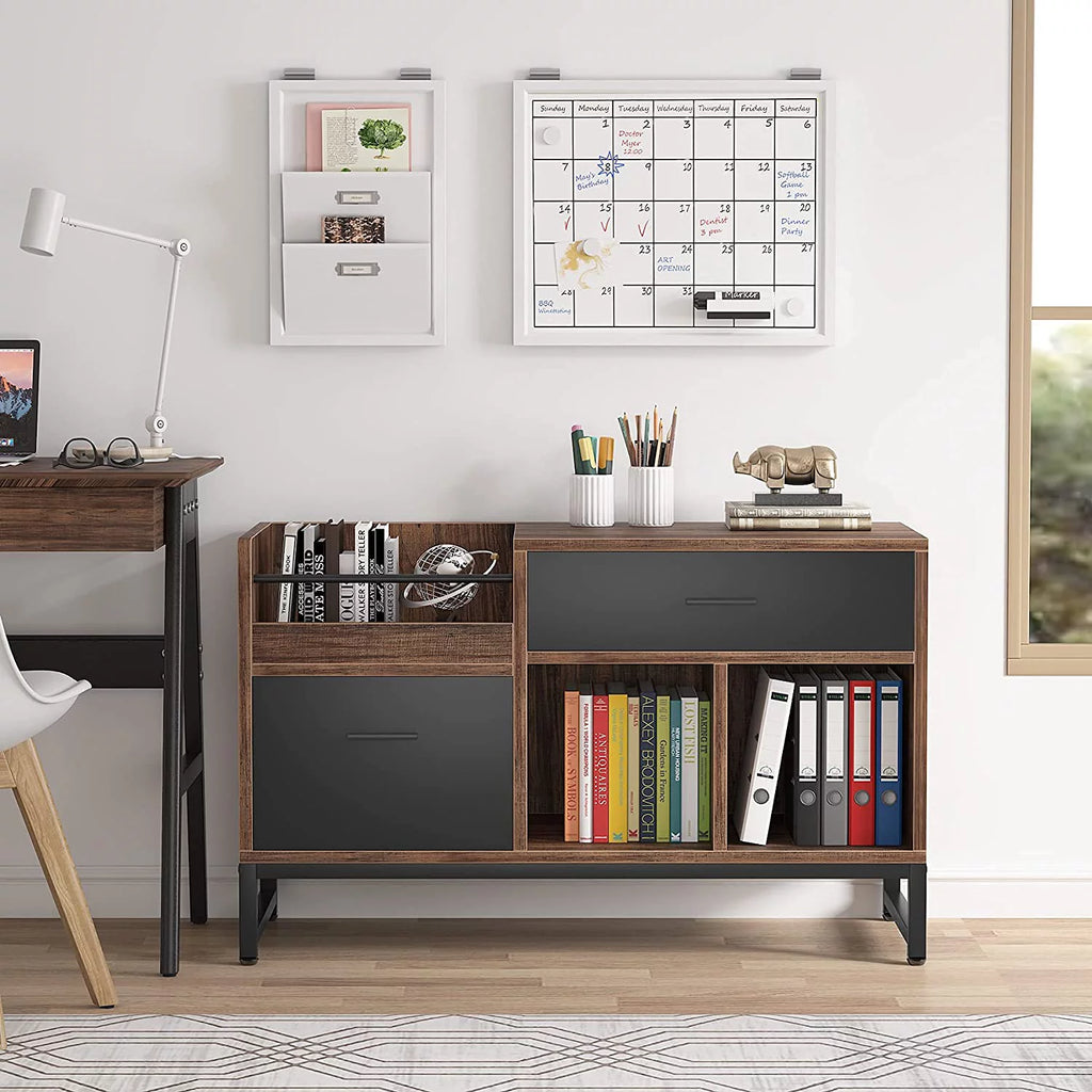 2 Drawer Wood Filing Cabinet G564925