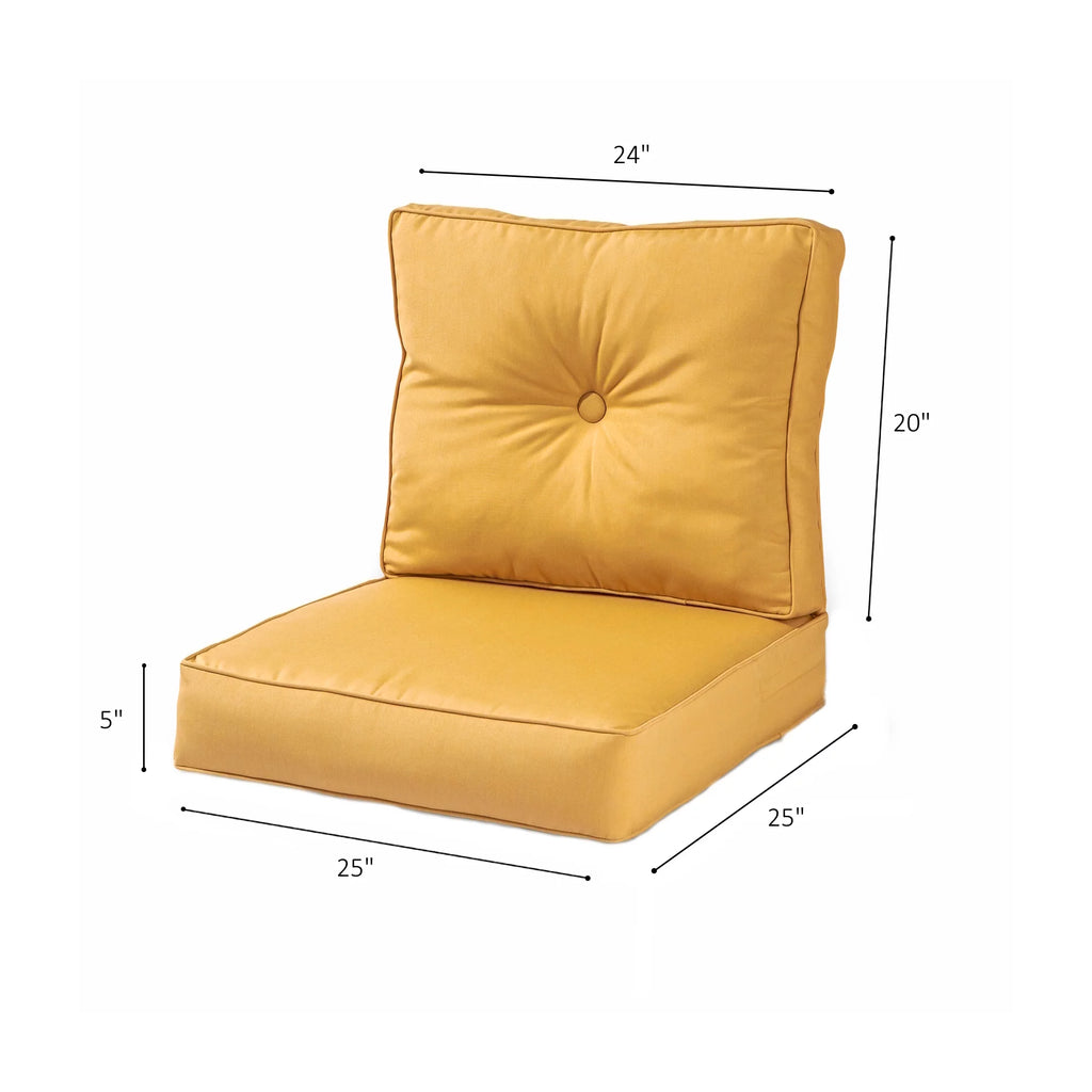 Wheat Outdoor 2-Piece Deep Seat Cushion Set P91783