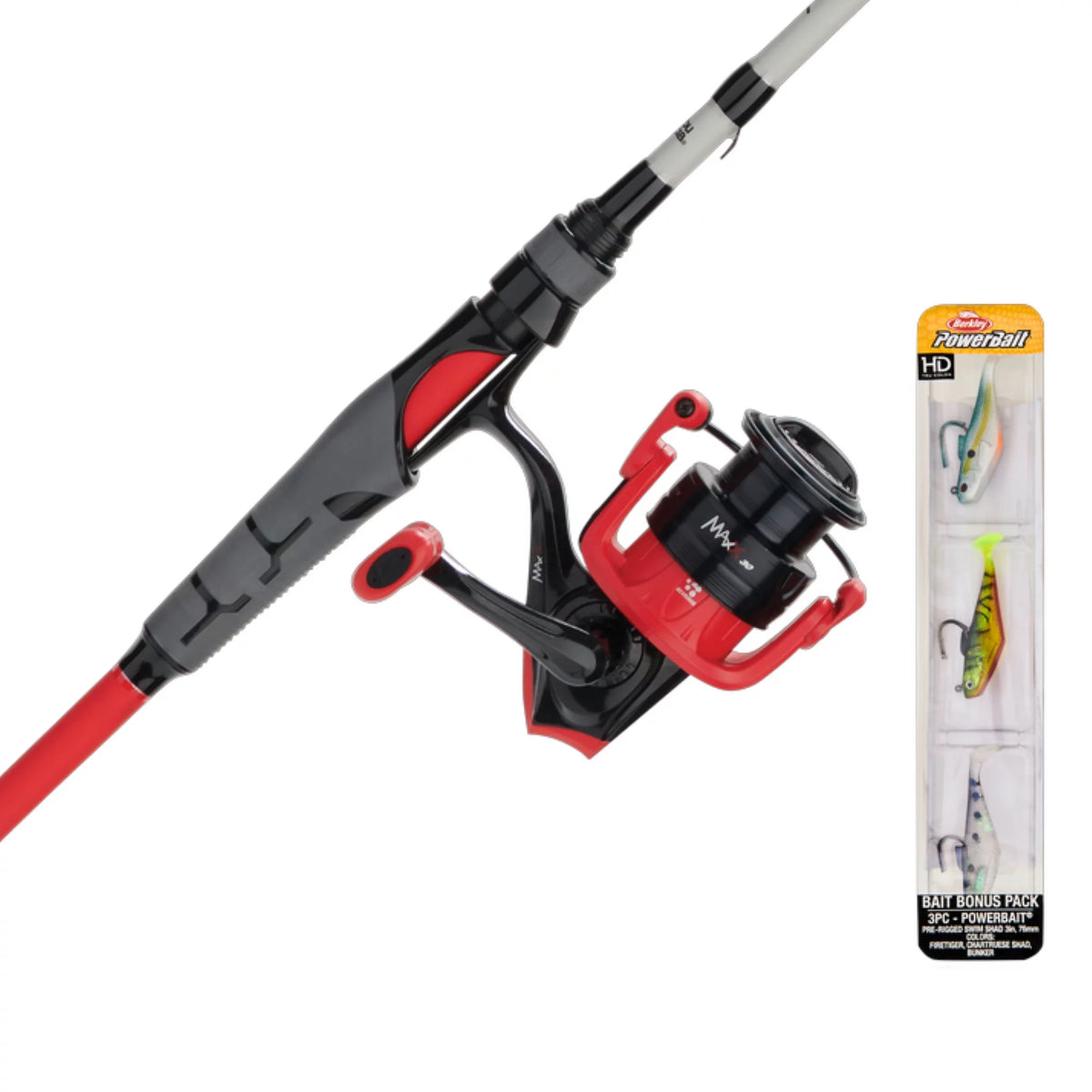 Spinning Rod and Reel Combo with Bait Kit O412