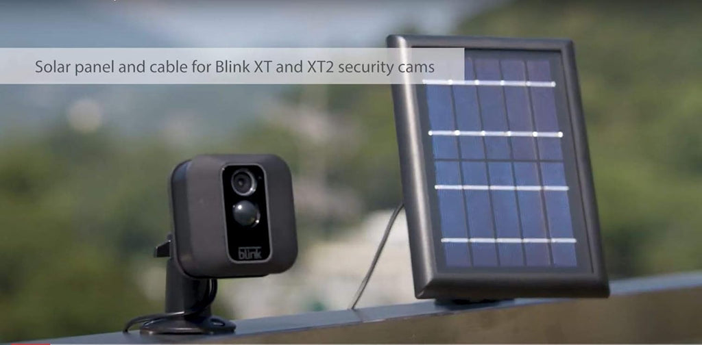 3-Pack White Solar Panel with Internal Battery for Blink Outdoor Camera T60636