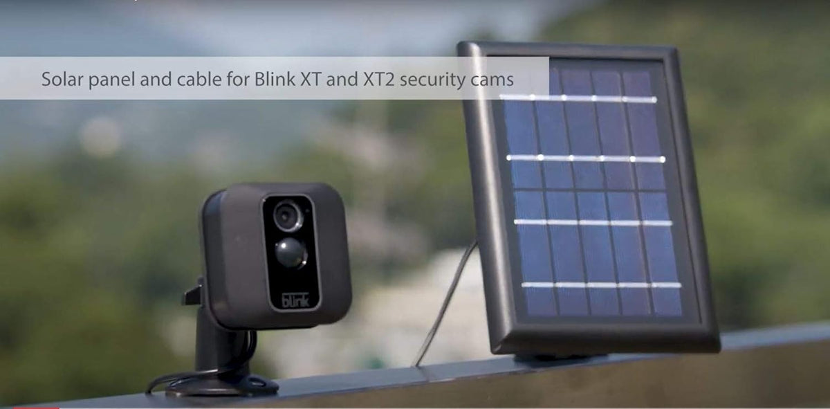 3-Pack White Solar Panel with Internal Battery for Blink Outdoor Camera T60636