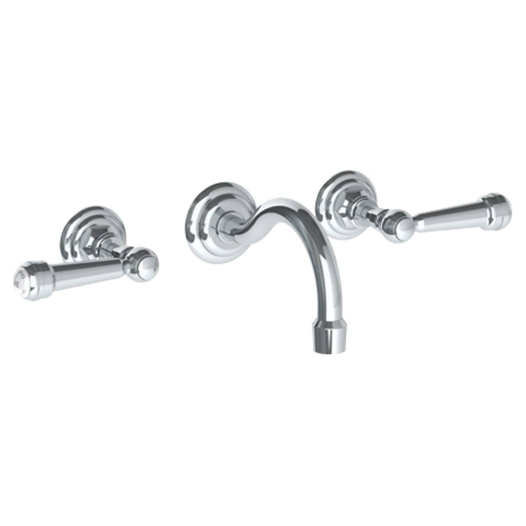 Oil Rubbed Bronze Wall Mounted 3 Hole Lavatory Set with Spout U255