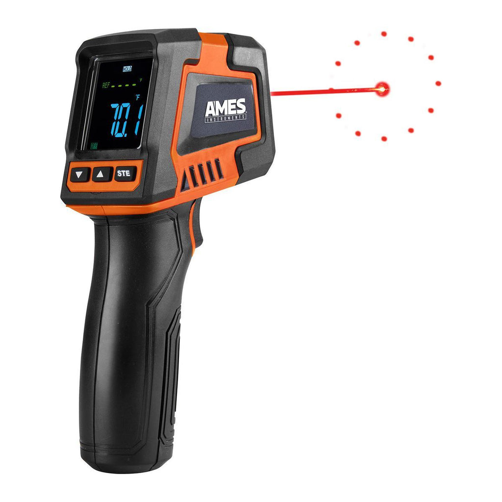 Infrared Laser Thermometer with Color Alarms G372355