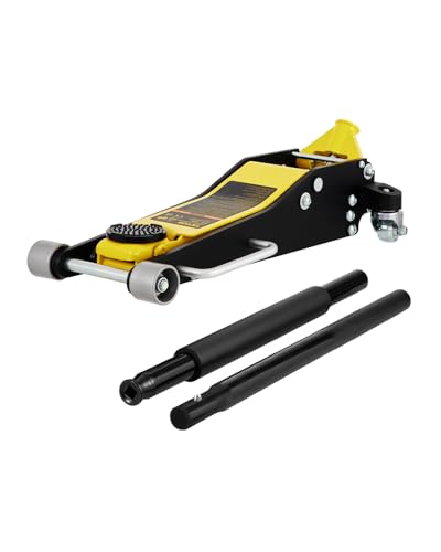 3 Ton Low Profile Aluminum Steel Racing Floor Jack with Dual Pistons Quick Lift Pump B7810