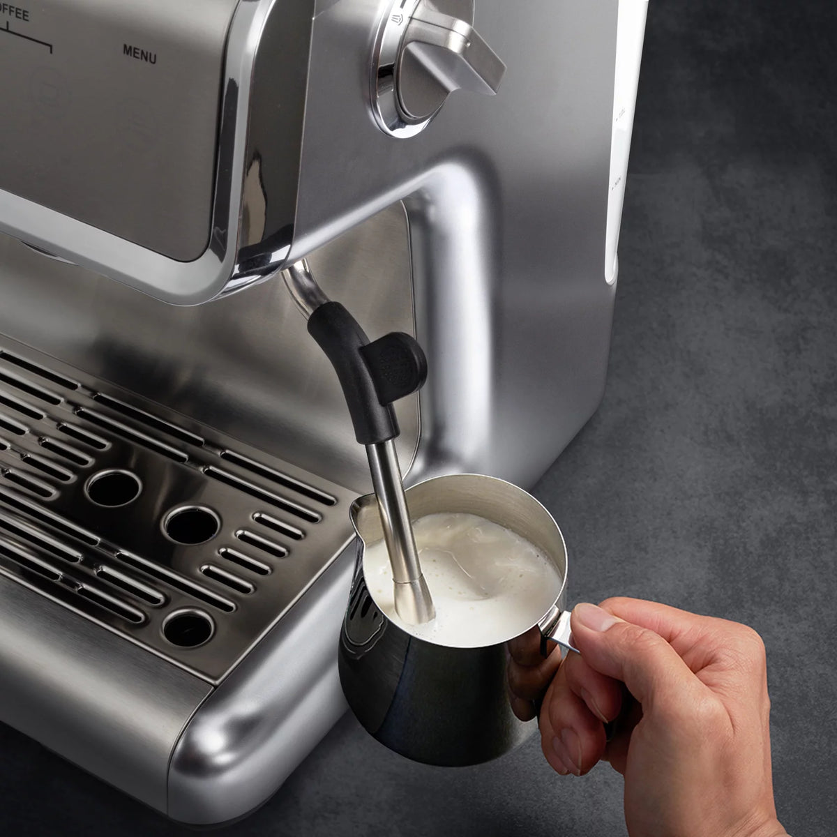 Silver Semi-Automatic Espresso Machine X452