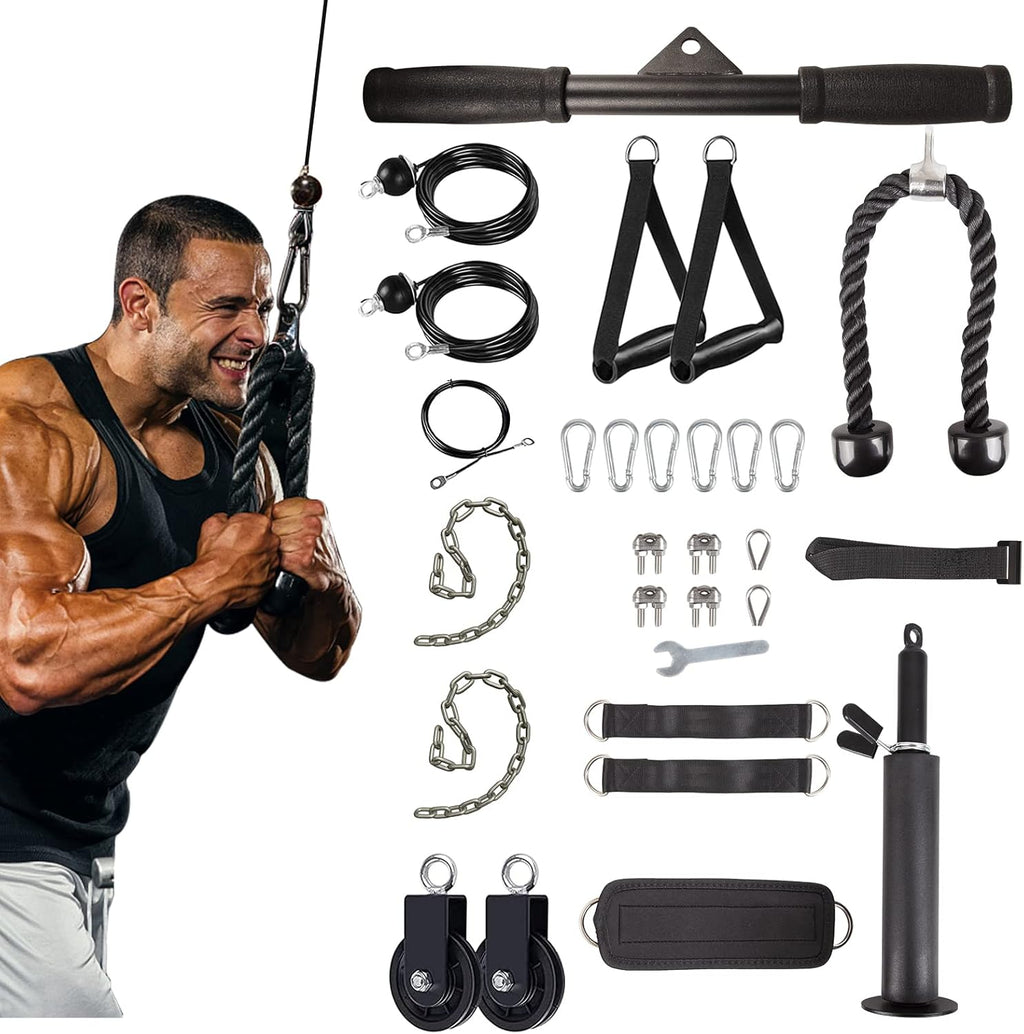 Weight Cable Pulley System Gym Cable Pulley Attachments Home Gym Equipment I434
