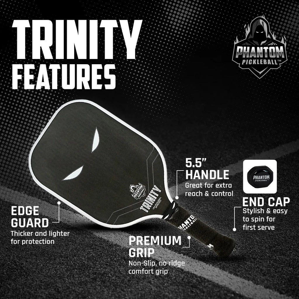 14mm T700 Raw Carbon Fiber Thermoformed Pickleball Paddle with Cover W21719