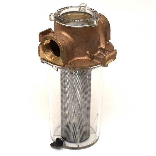 1 1/4 Inch Cast Bronze Boat Raw Water Strainer B64699