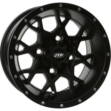 Black 14x7 Wheel J186