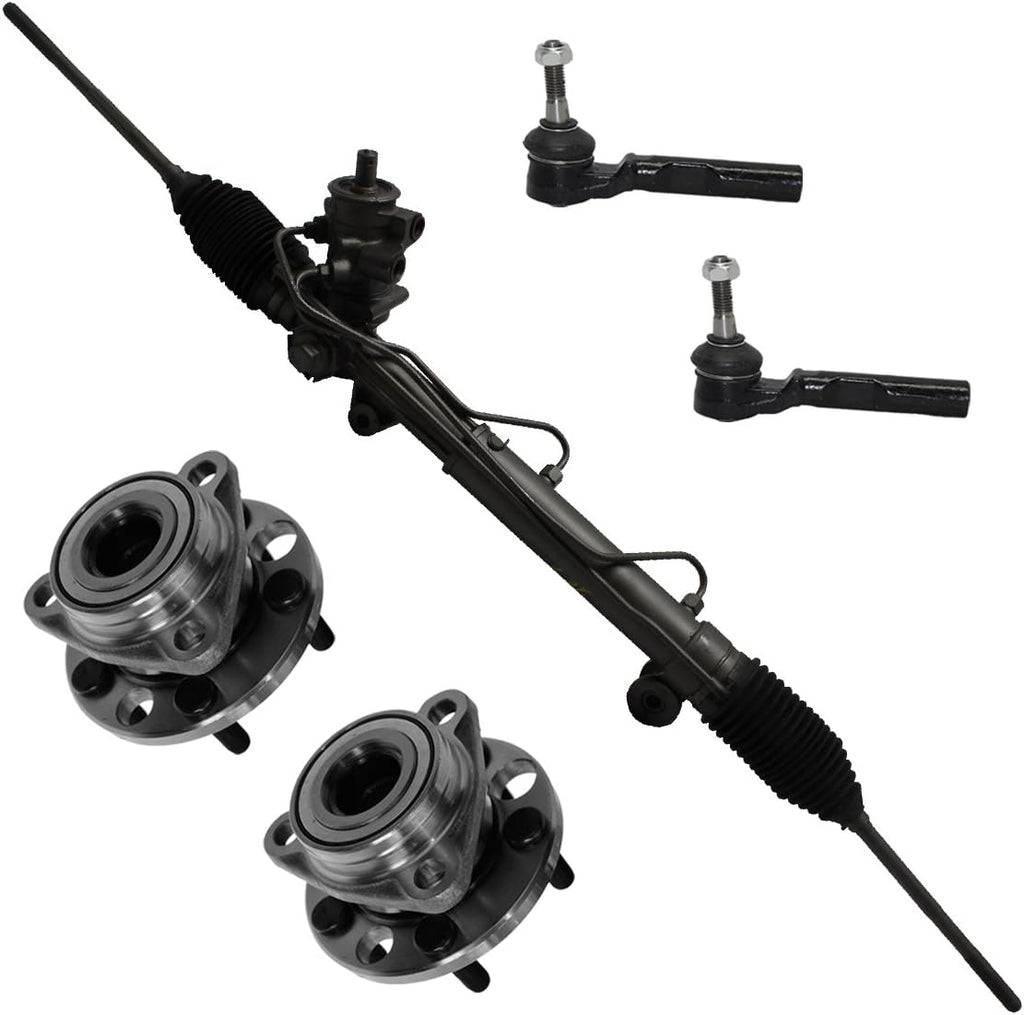 5-Piece Front Suspension Kit with Remanufactured Rack and Pinion N2480