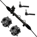 5-Piece Front Suspension Kit with Remanufactured Rack and Pinion N2480
