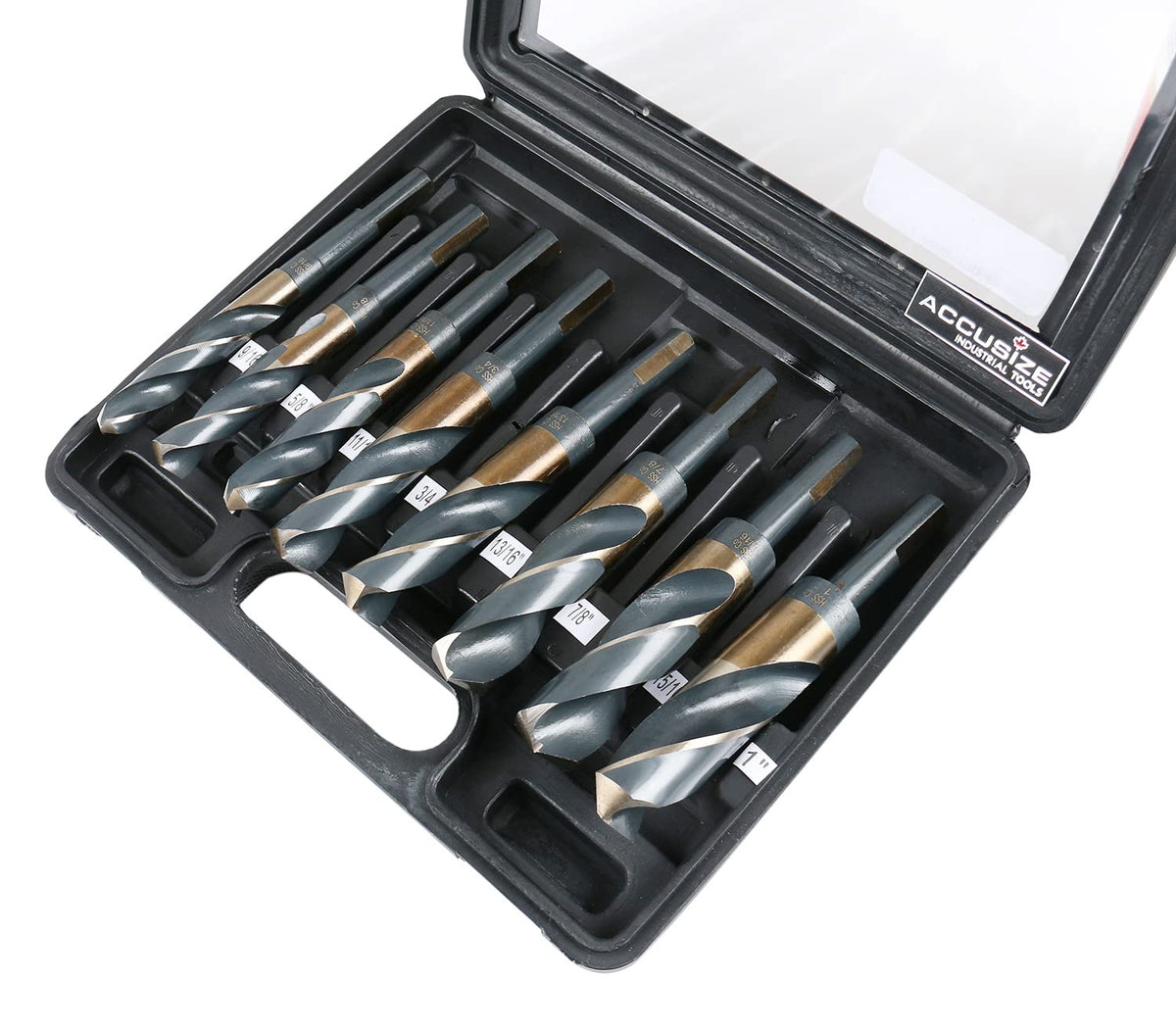 M35 Cobalt 1/2" Shank Drill Set of 8 Pieces H205