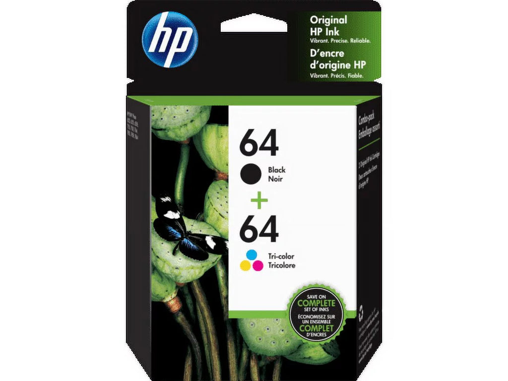 Black Tri-color Ink Cartridges 2-pack H73462