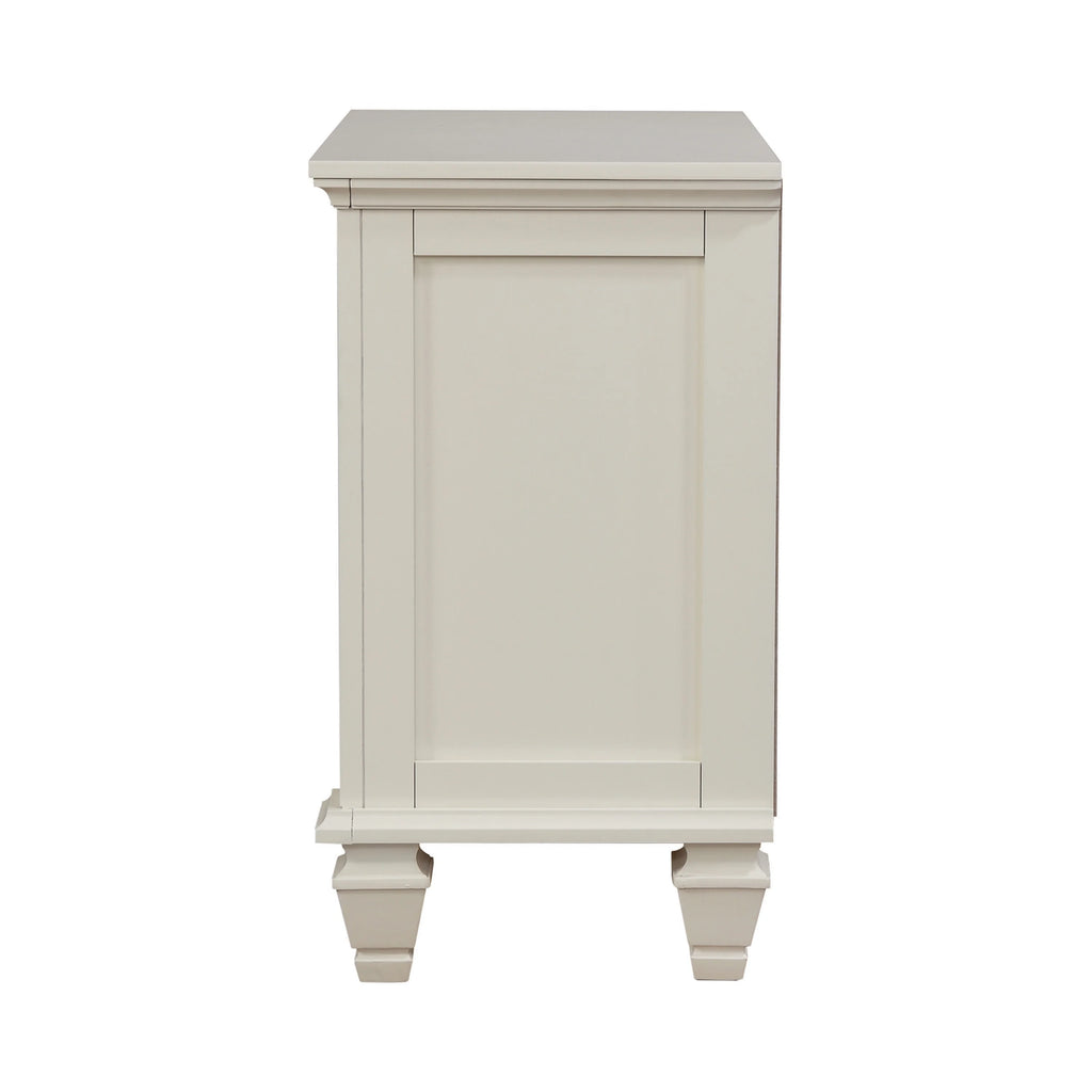 3-drawer Nightstand Cream White G734888