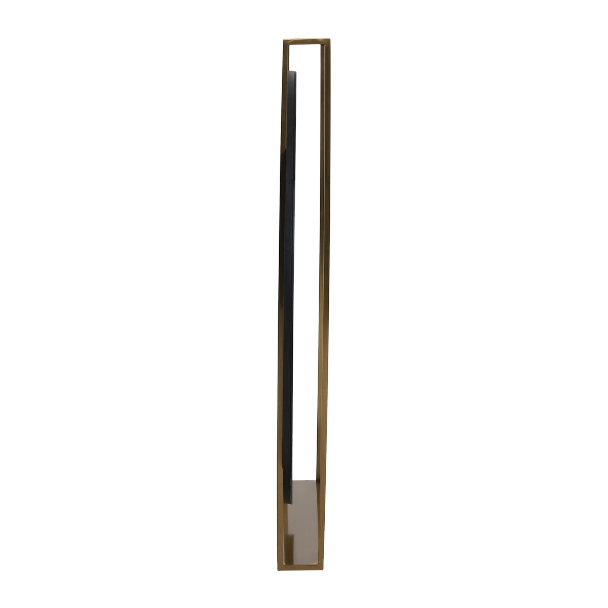 Wall Mirror, Brushed Brass A946