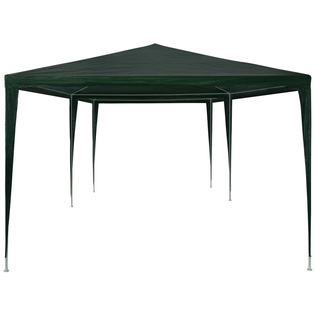 Party Tent Outdoor Gazebo Canopy PE Roof Sunshade Shelter Green 9.8ft x 19.6ft x 8.3ft F9801