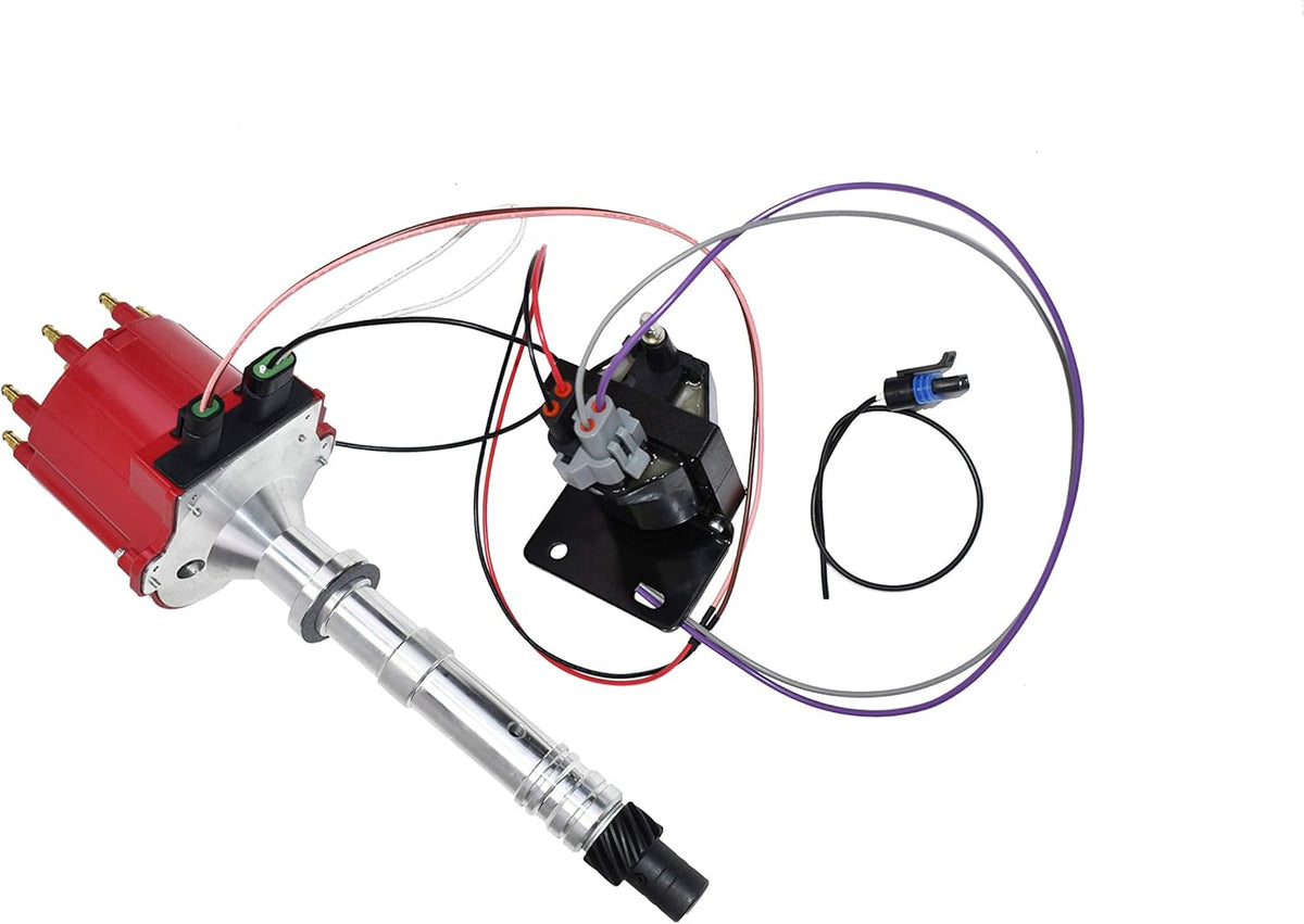 Red Cap Marine Electronic Ignition Distributor and Coil Upgrade Kit B203671