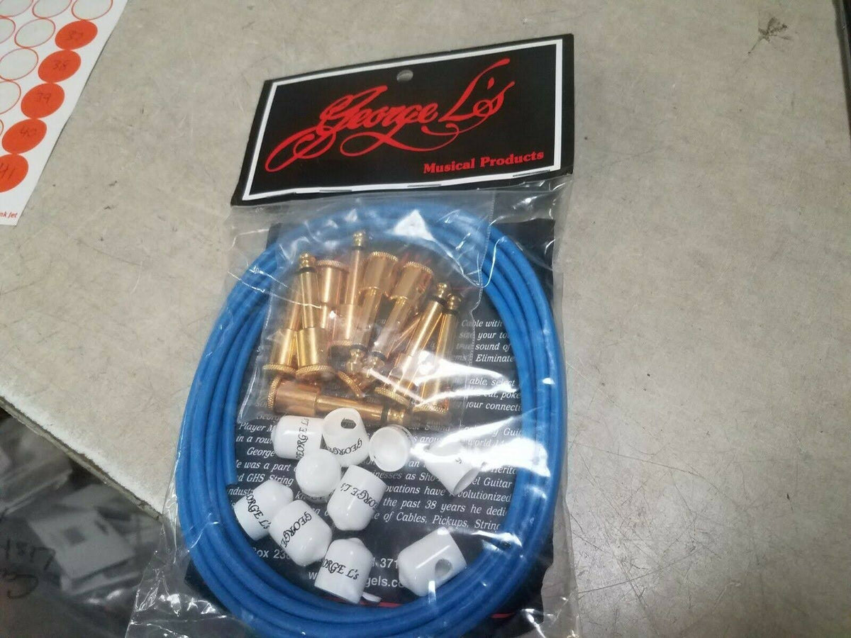 Effects Kit (Blue Cable, Gold Right Angle PLUGS) Q884