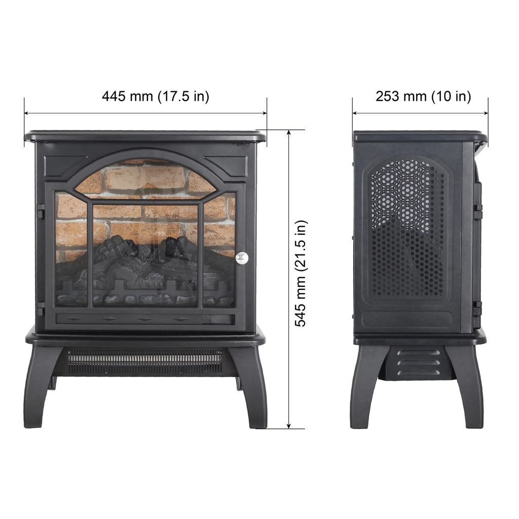 18 Inch 3D Infrared Electric Stove with Remote Control L474