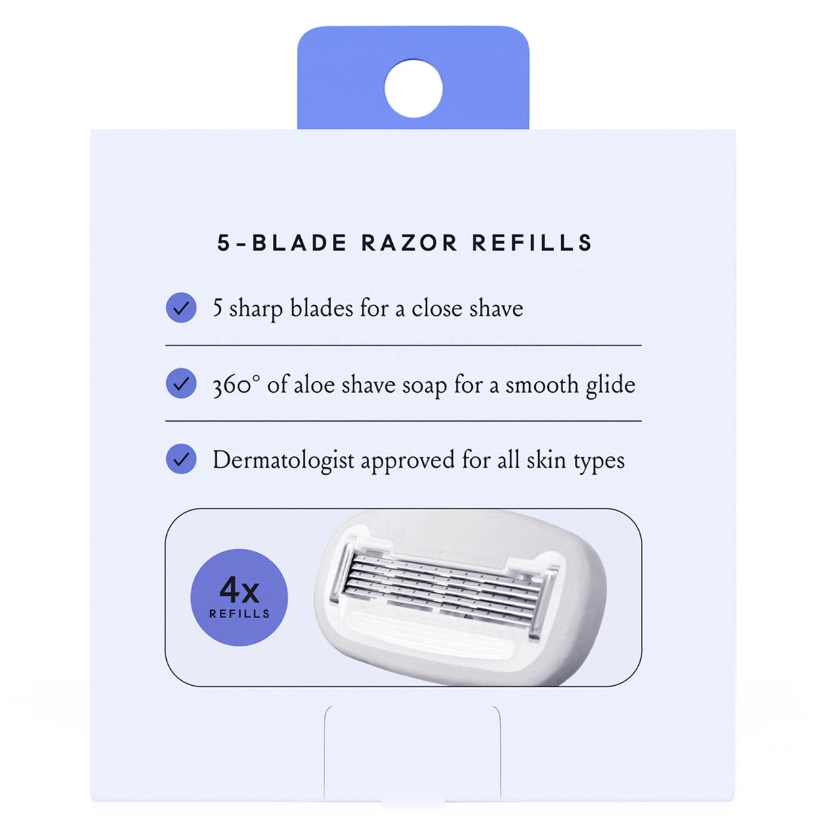 Women's Razor 5-Blade Refills 4 count O754615