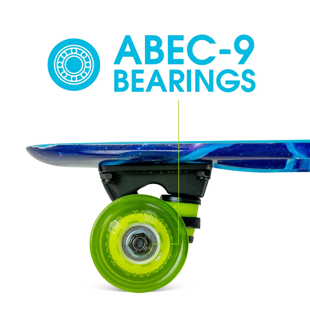 22" Retro Mini Cruiser Skateboard with 62 mm Wheels T81150