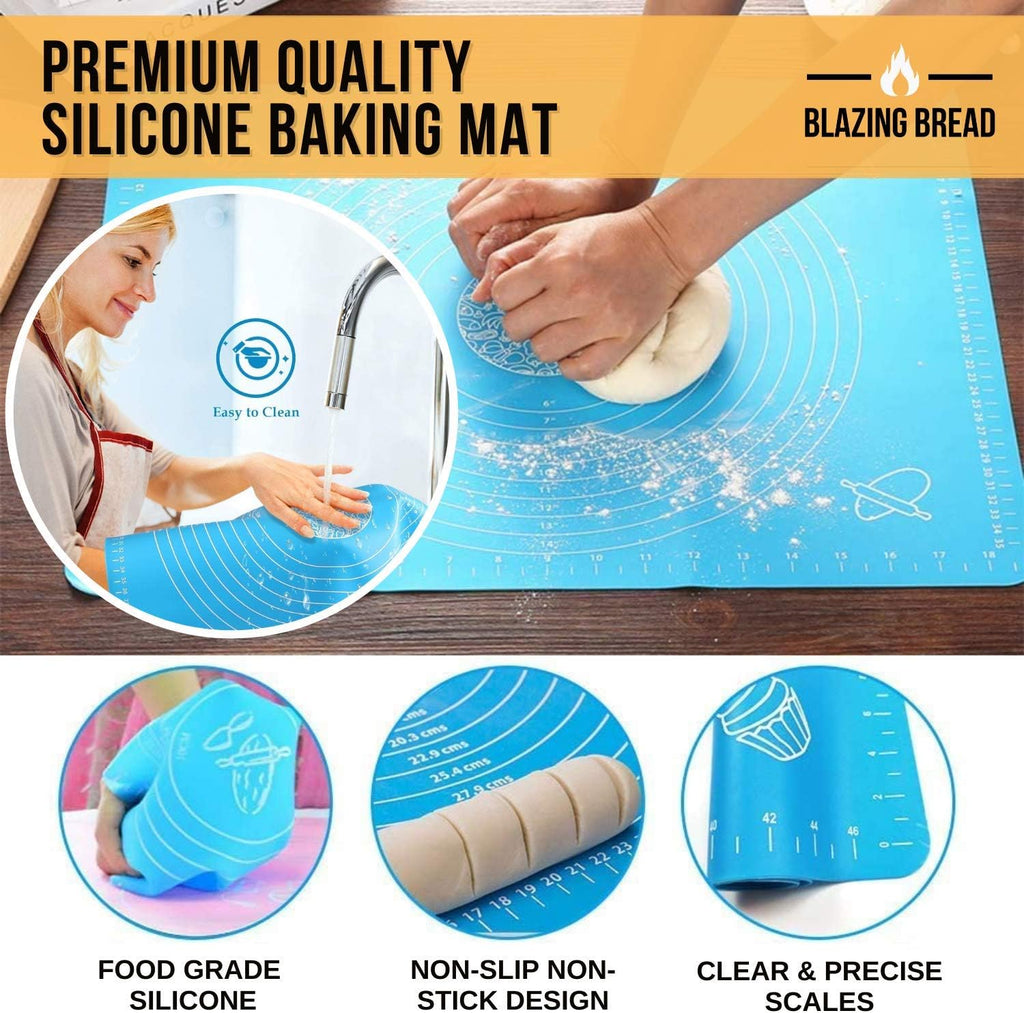 Round & Oval Proofing Baskets with Lame Whisk Dough Scraper, 100% Natural Rattan Cane U30664