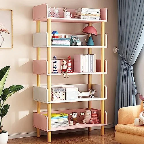 Wood 5 Tier Bookshelf U3606