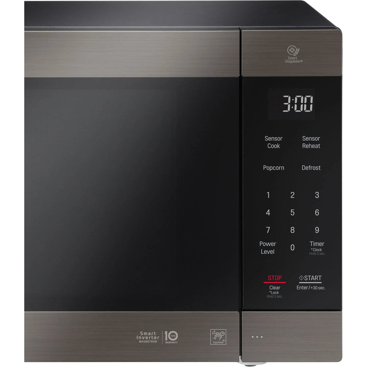 Black Stainless Steel Countertop Microwave V27307