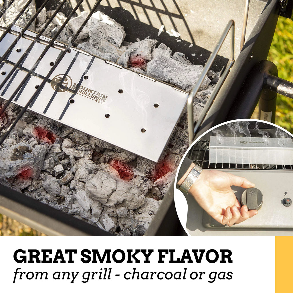 Grill Smoker Box for Wood Chips M4887