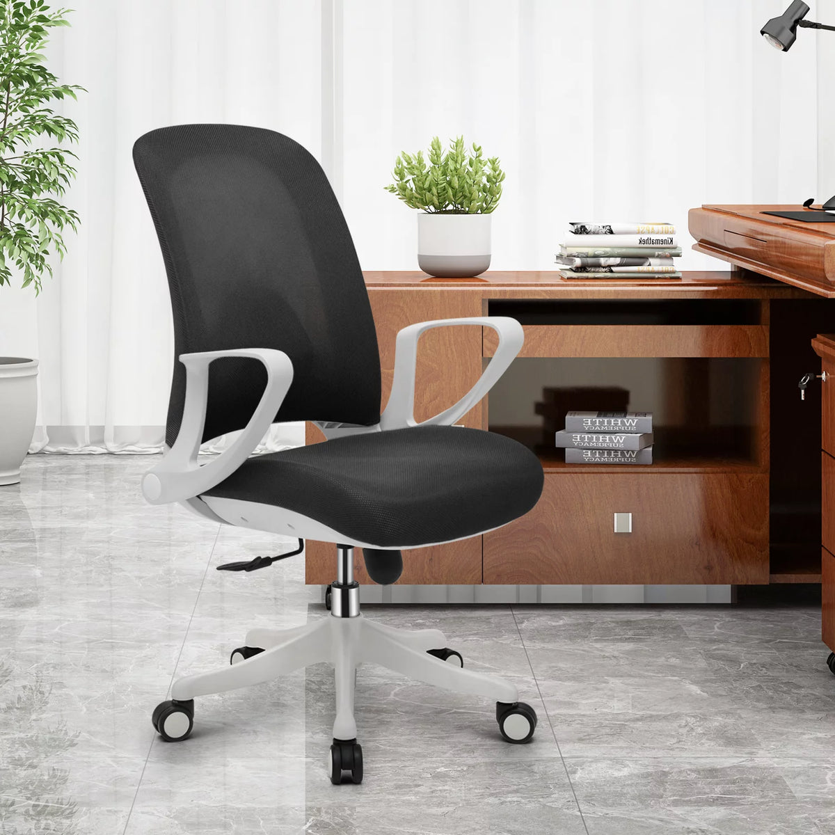 Black Adjustable Ergonomic Mesh Office Chair E970
