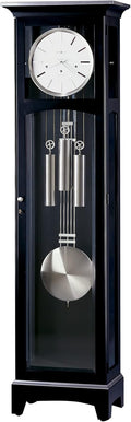 Black Satin Finish Floor Clock A200201