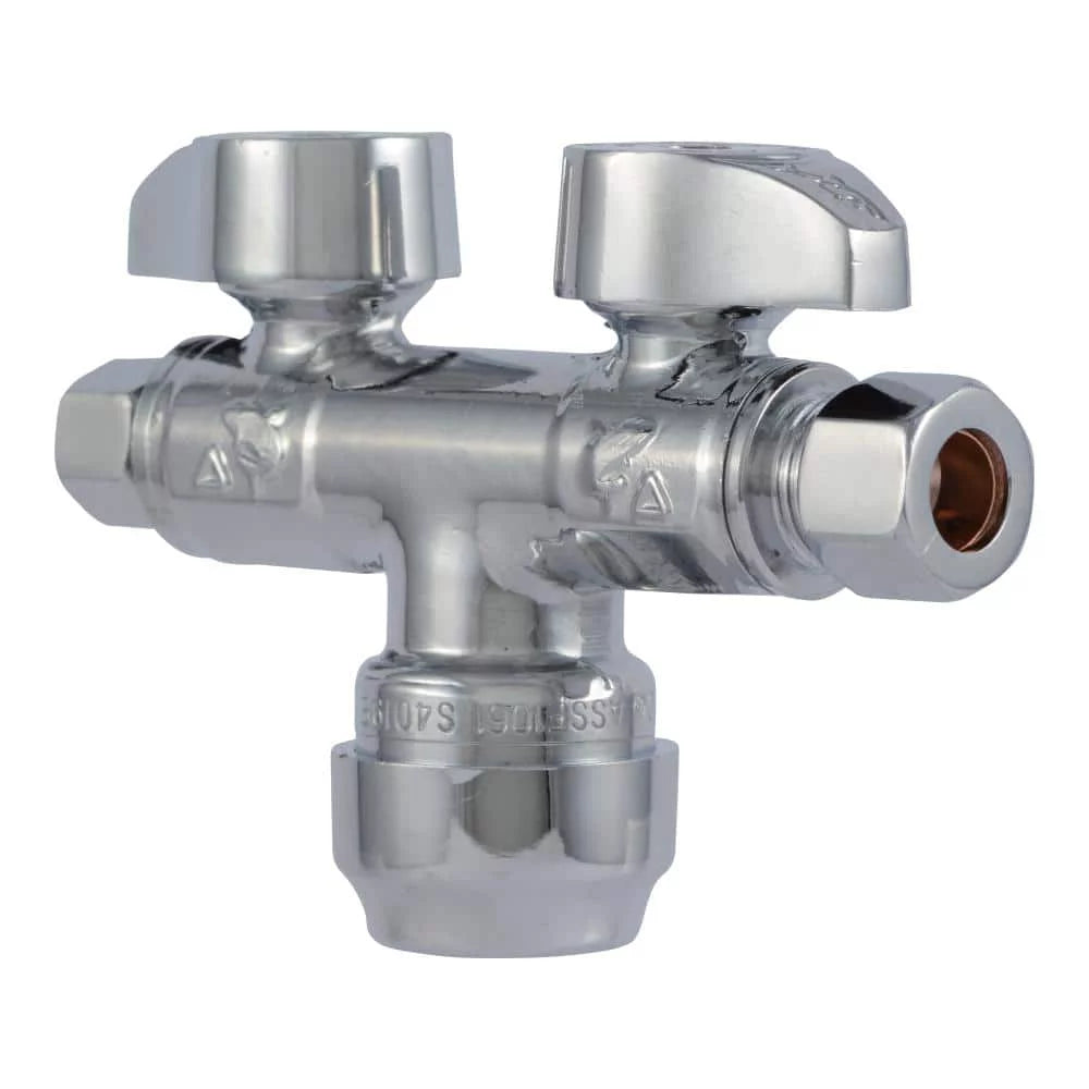 0.5 x 0.375 x 0.75 in. Dual Stop Valve U57227