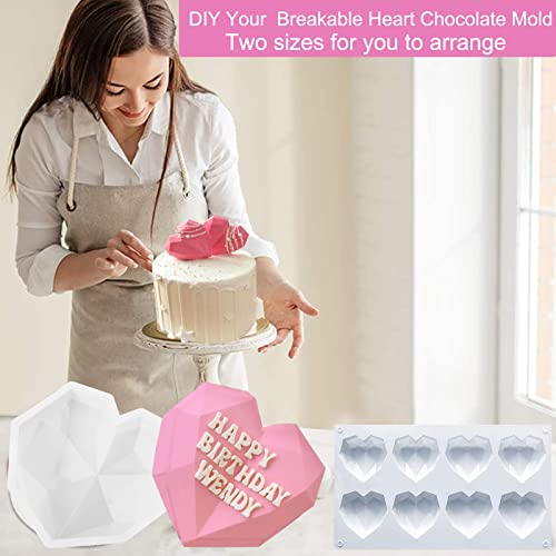 2.5 Inch Silicone Hot Chocolate Bomb Mold 3 Pack with Brush and Spatula F25646