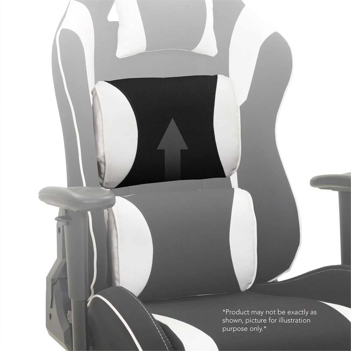 Black High Back Fabric Ergonomic Gaming Chair U5251